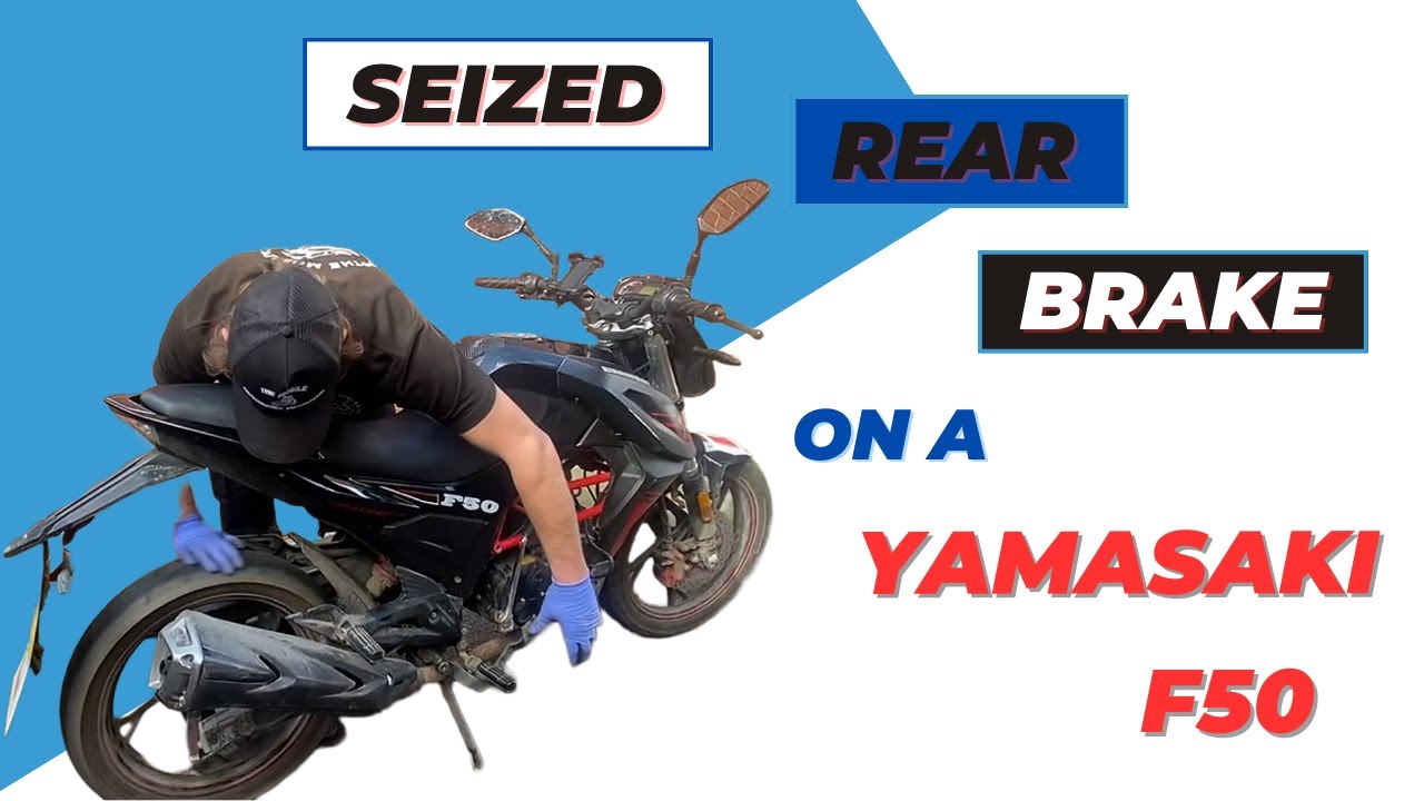 Fixing a Seized Rear Brake on a Motorbike YouTube