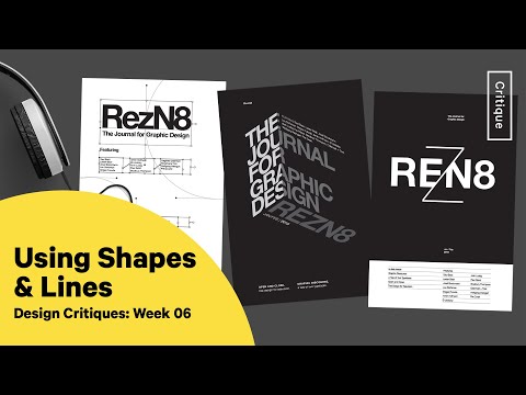 Typography Critique Week 6 - Rules & Shapes