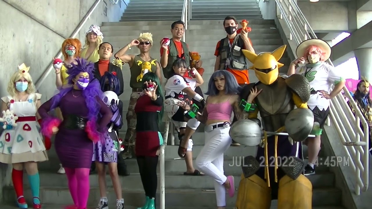 Anime Expo 2022 - Day 2 - Pokémon cosplay photo shoot