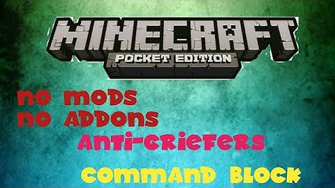 Anti-Griefers | Tutorial | Command Block | MCPE