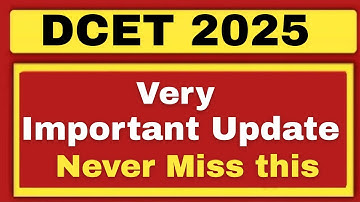 DCET 2025 ONLINE APPLICATION FILLING VIDEO-1 |Registration Process |HOw to Fill |Last Date 10-05-25