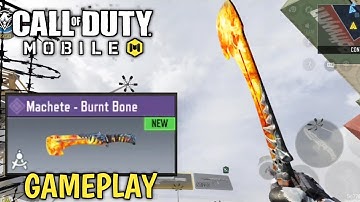 NEW *MACHETE -  BURNT BONE GAMEPLAY 😍| DEADLY GAME LUCKY DRAW | CALL OF DUTY MOBILE SEASON 1 ❤️