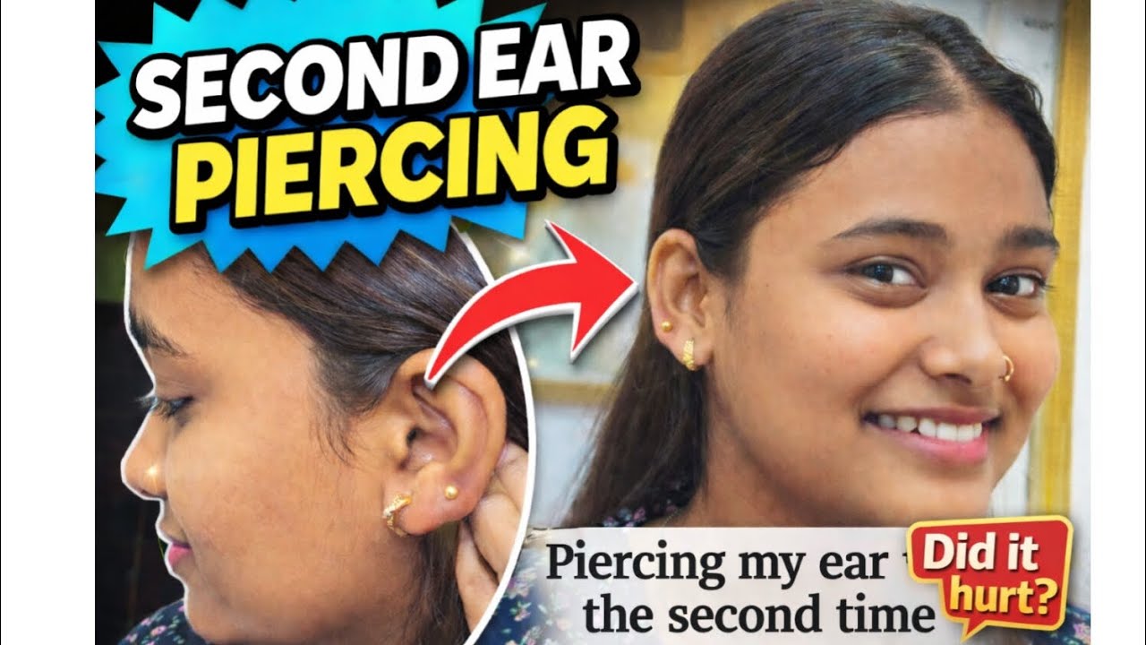 Got my second earing piercing || Did it hurt ??🥲