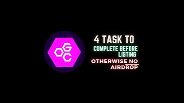 Most important task to complete before OGC listing 😱| OGC mining app important task in 2024 |#ogc