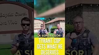 Tyrant Cop Gets What He Deserves! 😳🚔 #shorts