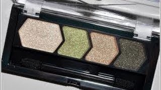 Maybelline Green with Envy Quad Swatches