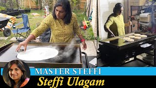 Master Steffi | Dosa Stall and Parotta Kadai | Seasoning Cast Iron in Tamil | Family Dosai Vlog