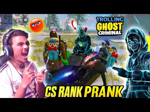 Trolling random ghost criminal by green criminal on cs ranked😱 Garena Free Fire