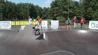 Выступление на первом этапе чемпионата Belarus Skateboard Challenge