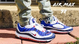 Nike Air Max 98 Gundam On Feet Review Youtube