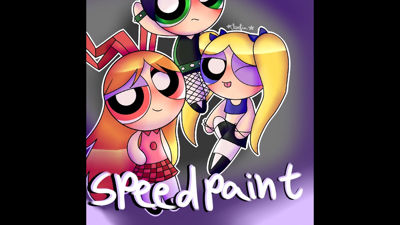 Speedpaint - The PowerPunk Girls (PPNKG) - YouTube