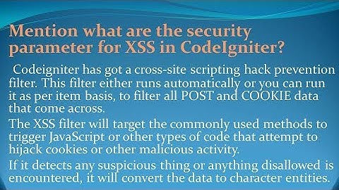CodeIgnitor Interview Questions and Answers for freshers and experienced– Part 3