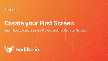 01-Create your First Screen | Kodika iOS App Builder