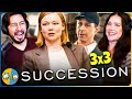 SUCCESSION &quot;The Disruption&quot; 3x3 Reaction! | First Time Watch!