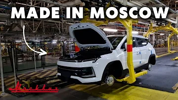 I Went on a Tour of the RUSSIAN MOSKVICH CAR Factory