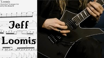 Jeff Loomis - INSANE use of DIMINISHED 7th arpeggios, sweep picking & the PHRYGIAN DOMINANT mode