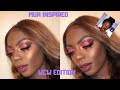 DRAMATIC GLITTER CUT CREASE WITH BOTTOM LASHES | INSPIRED MAKEUP/WCW (MUA EDITION) | MICHELLE IYERE