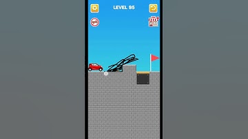 Draw Bridge Game Play Level 95 Shots Viral Trending Game 🎮🎯