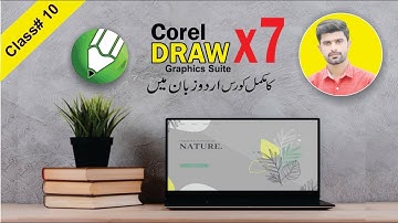 Corel Draw X7 Tutorials Complete Training Course Urdu/ Hindi  Part 10  -  Pen Tool - 3-point curve