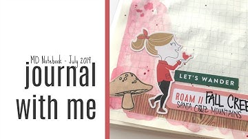 Midori MD A5 notebook: journal with me 05 * This is how I start my pages!