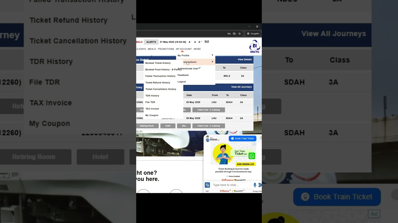 How To Cancel Train Ticket Online | How To Cancel IRCTC Train Ticket ✅