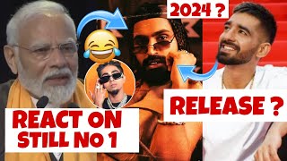 MODI JI REACT ON EMIWAY BANTAI STILL NUMBER 1 🤯 EMIWAY BANTAI & MANINDER BUTTAR SONG RELEASE DATE ⁉