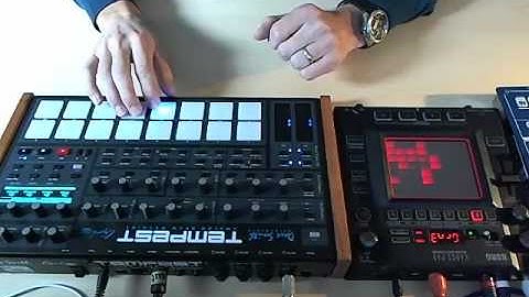 DSI Tempest downtempo beat switching demo