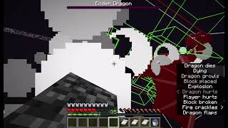 End Dragon One cycle with 5 beds! | Minecraft