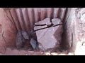 Amaizing satisfying stone crushing process  rock cusher   asmr crushing