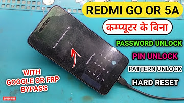 redmi go pattern unlock | redmi go pin unlock | redmi go frp bypass, Redmi Go reset, sonu technicals