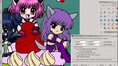 Tokyo Mew Mew Speed Paint (MS Paint & GIMP)