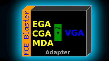 MCE Blaster: Pi Pico based MDA/CGA/EGA to VGA adapter (Part 1)