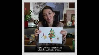 New Zealand Christmas Card Competition Winner 2021 – Jacinda Ardern