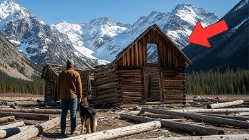Bankrupt, Abandoned By His Wife — He And His Dog Turned A Ruined Mountain Cabin Into A Paradise