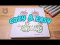 🐻🌸Cozy & Easy Coloring | Southern Lotus "Girl Things" - Arrtx OROS 66 Pastel Markers (Soft BGM)