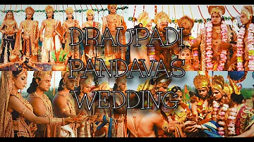 DRAUPADI & PANDAVAS WEDDING FULL SCENE||TUJH MEIN RAB DIKTHA HAI||FT.PANDAVAS & DRAUAPADI||