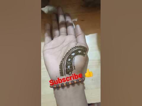 mehandi simple and easy / mehandi drawing - YouTube