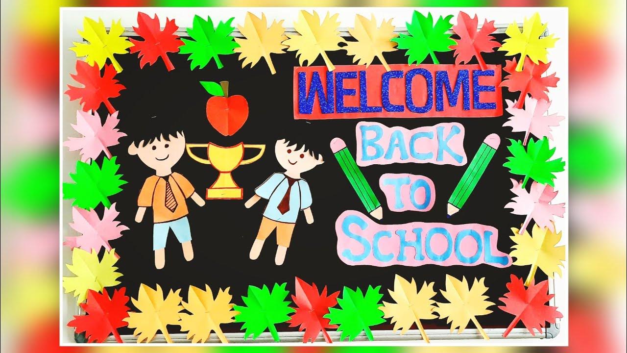 Creative Bulletin Board Ideas for an Epic School Welcome Back! - YouTube