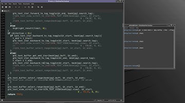 GTK GUI Replace All and script review