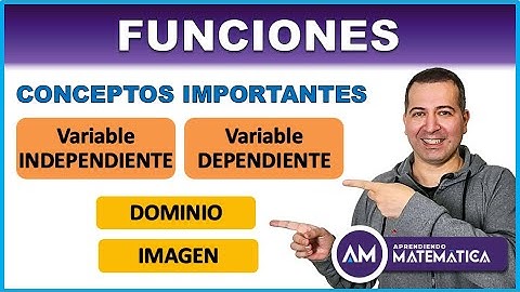 FUNCIONES: Dominio, Imagen, Variable independiente y variable dependiente📌 | Aprendiendo Matemática
