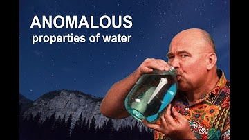 Anomalous properties of water