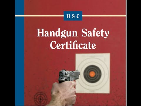 California Handgun Safety Certificate Info