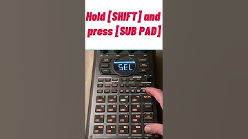 Roland SP 404 MK2 Tutorial : How to display the SELECT PROJECT screen