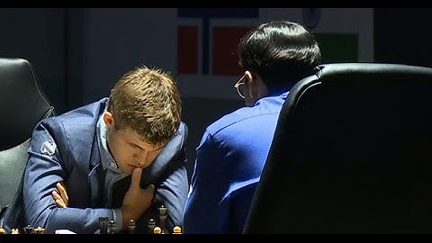 World chess championship 2014 - Viswanathan Anand vs Magnus Carlsen - Game 5