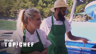 Who Will Win The Boat Party Challenge? | Top Chef: Kentucky