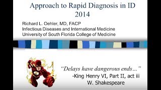 The Rapid Diagnosis of Infectious Diseases -- Richard L. Oehler screenshot 1