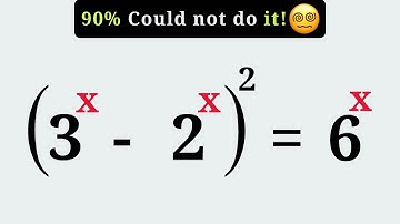 A Very Nice Algebra Problem l International Olympiad Math l x=?