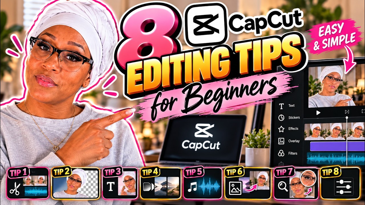 8 CapCut Editing Tips for Beginners | Easy Video Editing Tutorial - YouTube