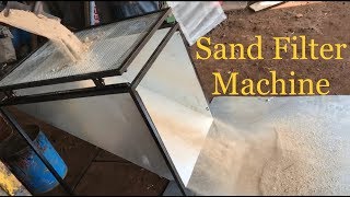 How to make sand Filter Machine / sand sieving Machine