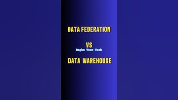 What is Data Federation #datawarehouse #dataengineering #dataanalytics